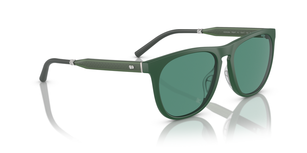 Oliver Peoples R-1 con montura Verde pradera semimate y lentes Verde - imagen 3