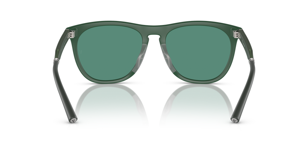 Oliver Peoples R-1 con montura Verde pradera semimate y lentes Verde - El 5