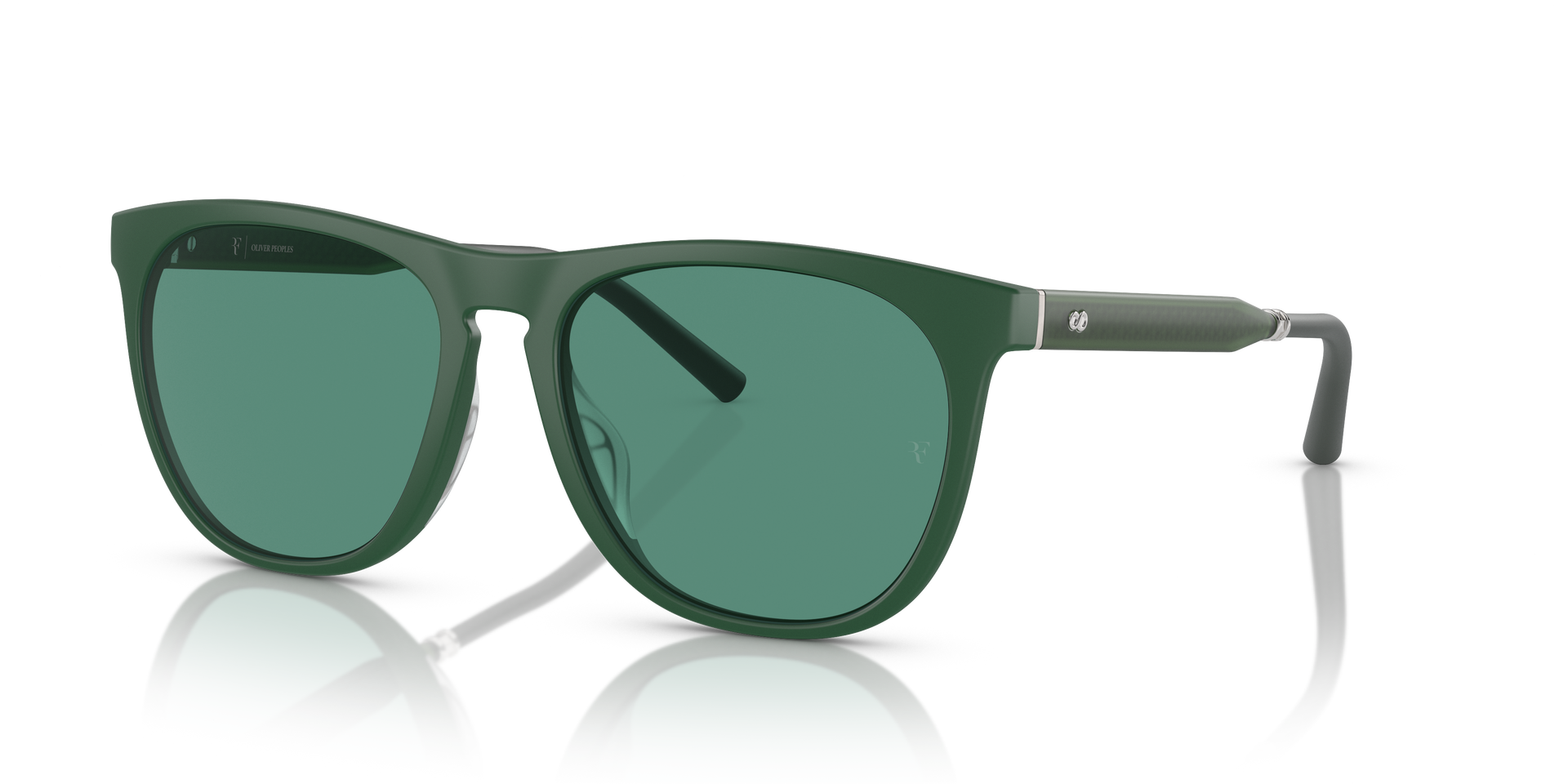 Oliver Peoples R-1 with Semi-Matte Ryegrass frame and Forest