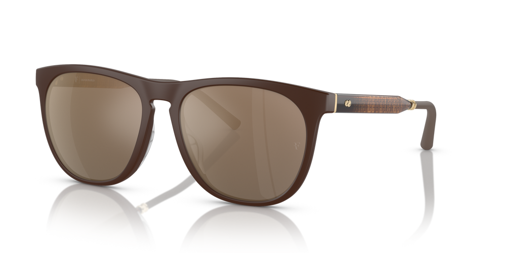 Sie Oliver Peoples R-1 mit Umber Gestell und Gold Gläsern - bild 5