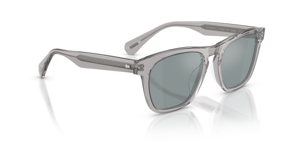 Oliver Peoples R-3 avec une monture Workman Gris et des verres Brun - L'image 3