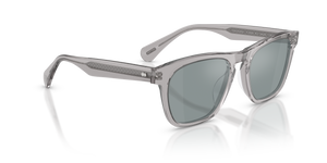 Oliver Peoples R-3 avec une monture Workman Gris et des verres Brun - L'image 3