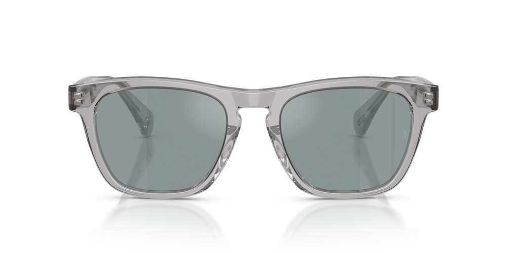 Oliver Peoples R-3 avec une monture Workman Gris et des verres Brun - L'image 2