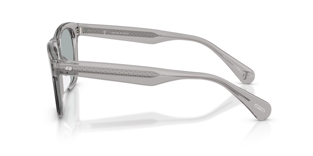 Oliver Peoples R-3 avec une monture Workman Gris et des verres Brun - L'image 4