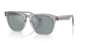 Oliver Peoples R-3 avec une monture Workman Gris et des verres Brun - L'image 1
