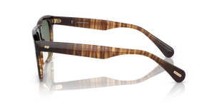 Oliver Peoples R-3 con montura Cortado y lentes Verde - imagen 4