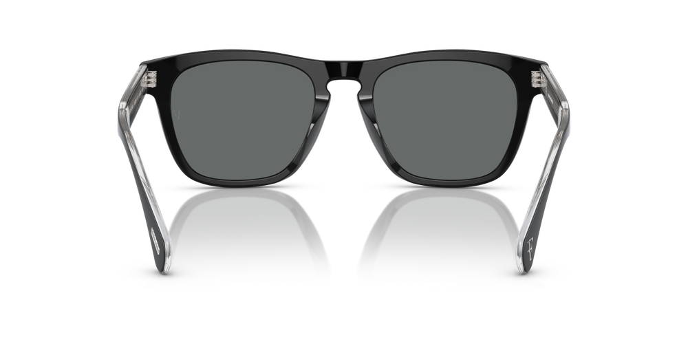 Oliver Peoples R-3 con montatura Nero e lenti  Grigio - immagine 5