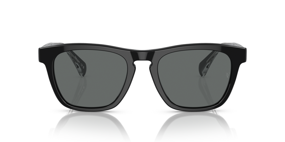Oliver Peoples R-3 con montatura Nero e lenti  Grigio - immagine 2