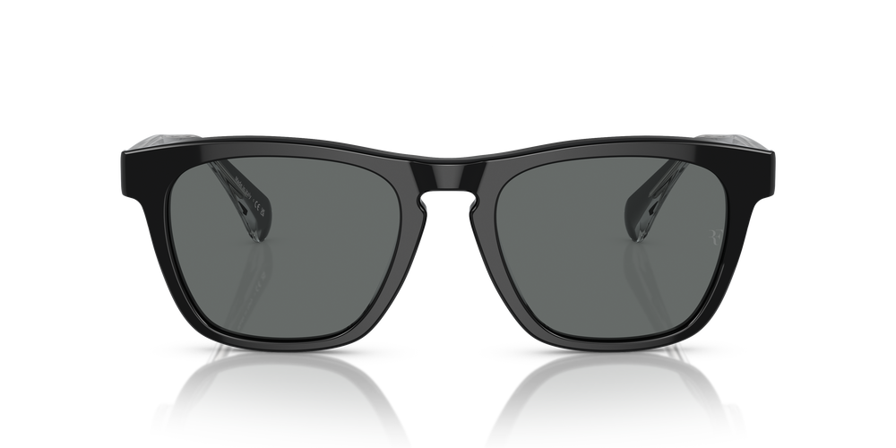 Oliver Peoples R-3 con montatura Nero e lenti  Grigio - L'immagine 2