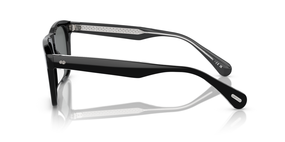 Oliver Peoples R-3 con montatura Nero e lenti  Grigio - immagine 4
