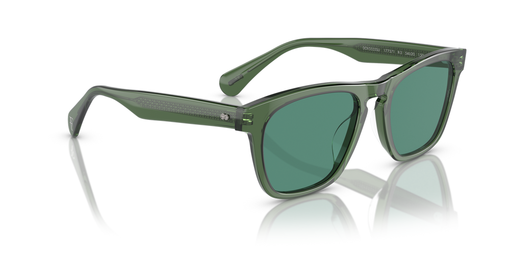 Oliver Peoples R-3 avec une monture Ivraie et des verres Vert - image 3
