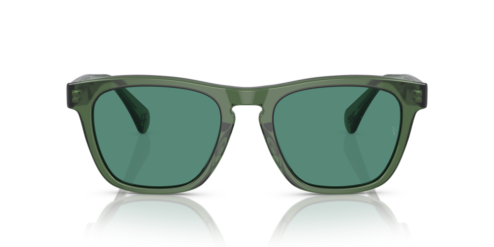 Oliver Peoples R-3 with Ryegrass frame and Green lenses - Image 2