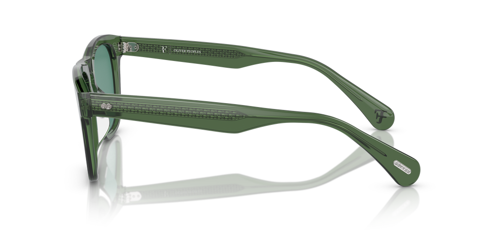 Oliver Peoples R-3 with Ryegrass frame and Green lenses - Image 4