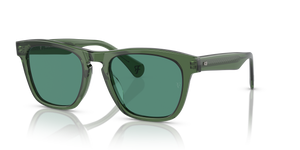 Oliver Peoples R-3 with Ryegrass frame and Green lenses - Image 1
