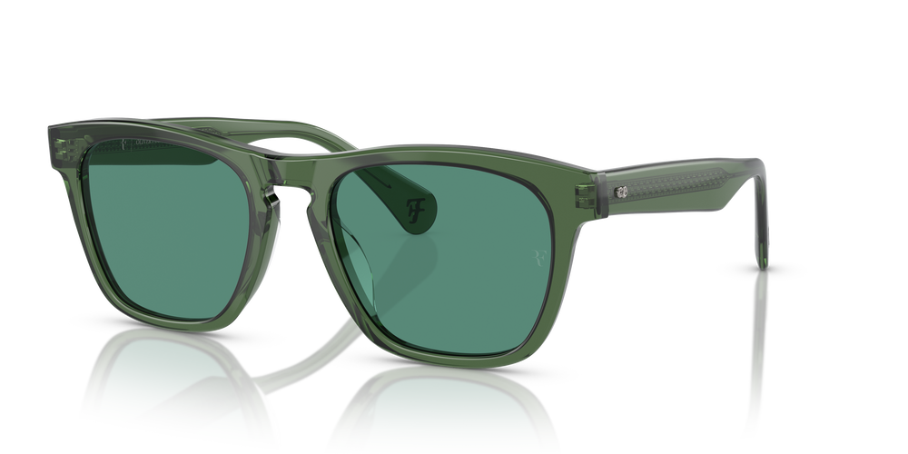 Oliver Peoples R-3 with Ryegrass frame and Green lenses - Image 1