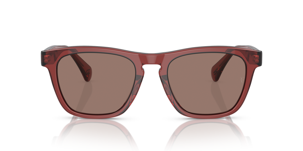 Oliver Peoples R-3 con montatura Mattone e lenti  Marrone - L'immagine 2