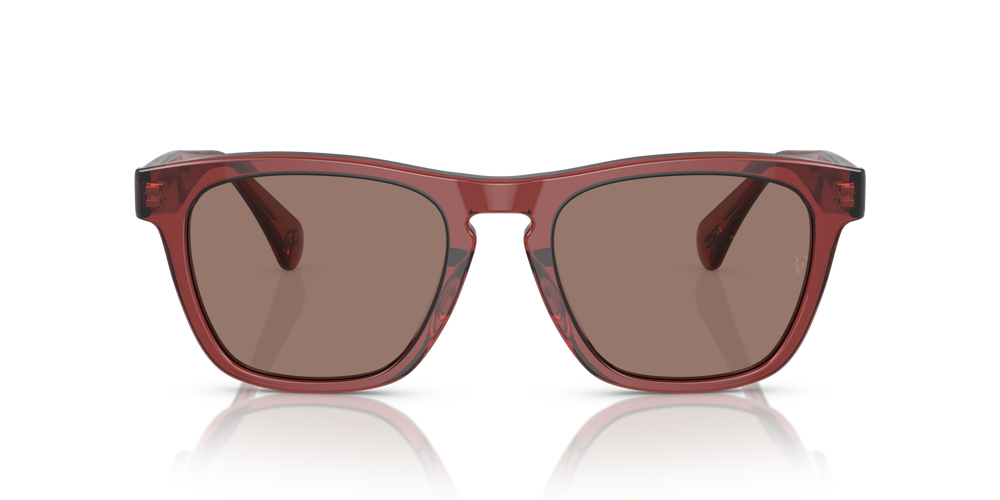 Oliver Peoples R-3 avec une monture Brique et des verres Brun - image 2