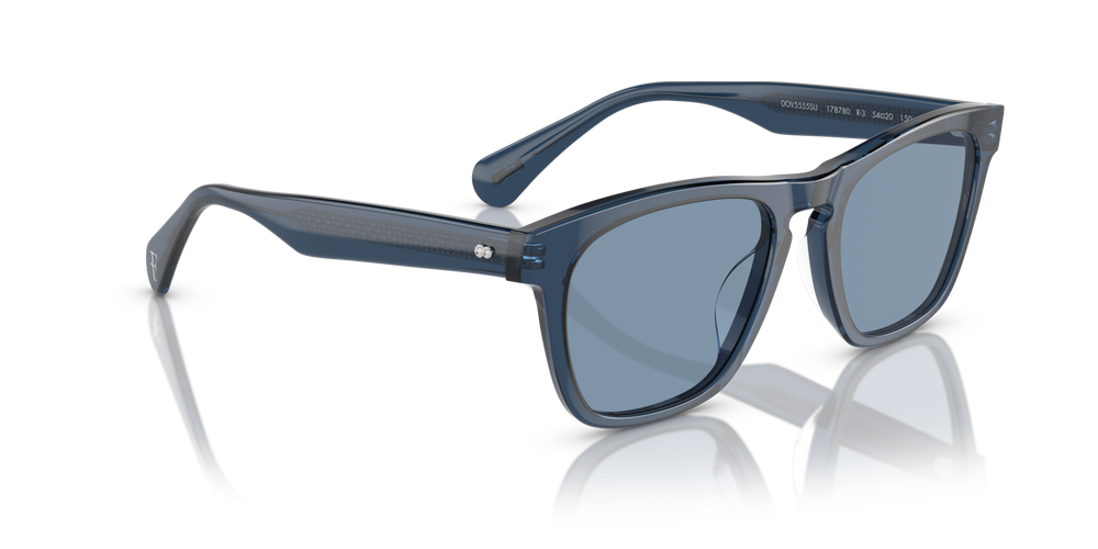 Oliver Peoples R-3 avec une monture Frêne bleu et des verres Bleu - image 3