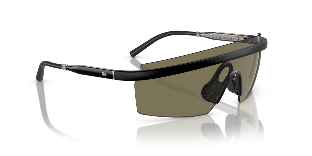 Oliver Peoples R-4 con montatura Semi-Matte Black e lenti  Verde - L'immagine 3