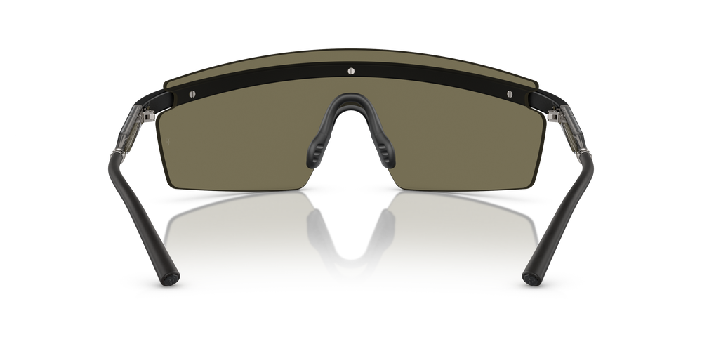 Oliver Peoples R-4 con montatura Semi-Matte Black e lenti  Verde - L'immagine 5