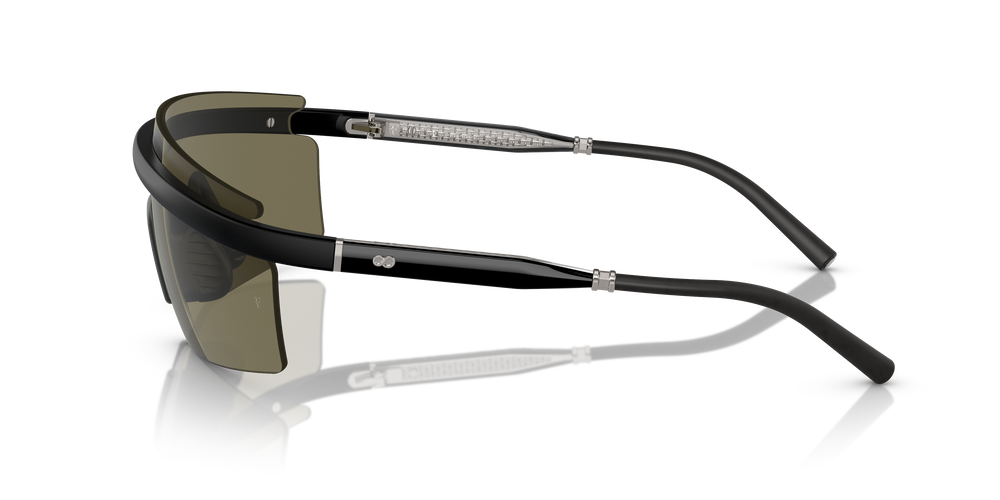 Oliver Peoples R-4 with Semi-Matte Black frame and Green lenses - Image 4