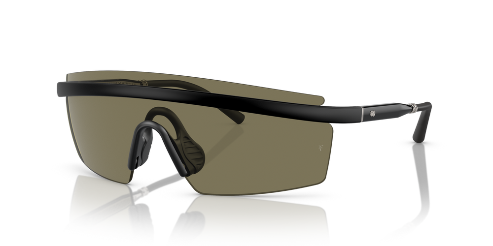 Oliver Peoples R-4 with Semi-Matte Black frame and Green lenses - image 4