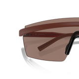 Oliver Peoples R-4 with Semi-Matte Brick frame and Brown lenses - Variant