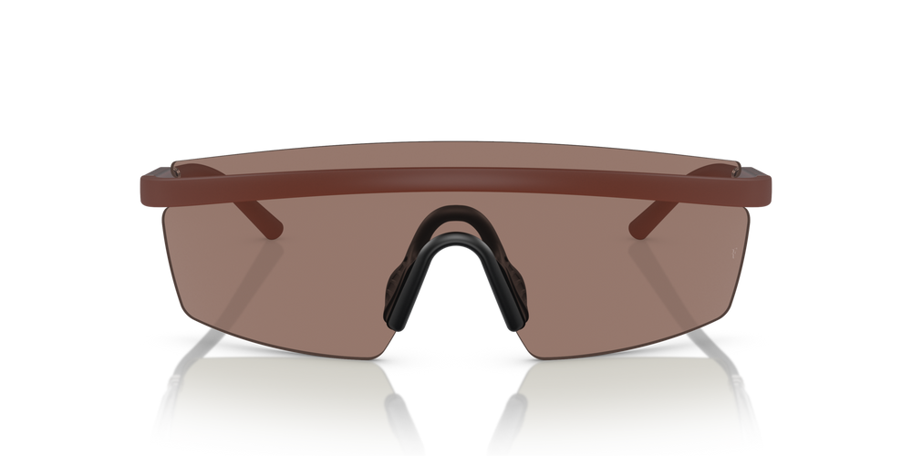Oliver Peoples R-4 with Semi-Matte Brick frame and Brown lenses - image 2