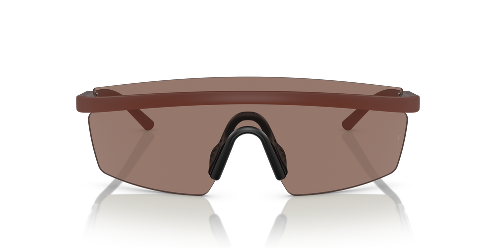 Oliver Peoples R-4 with Semi-Matte Brick frame and Brown lenses - Image 2