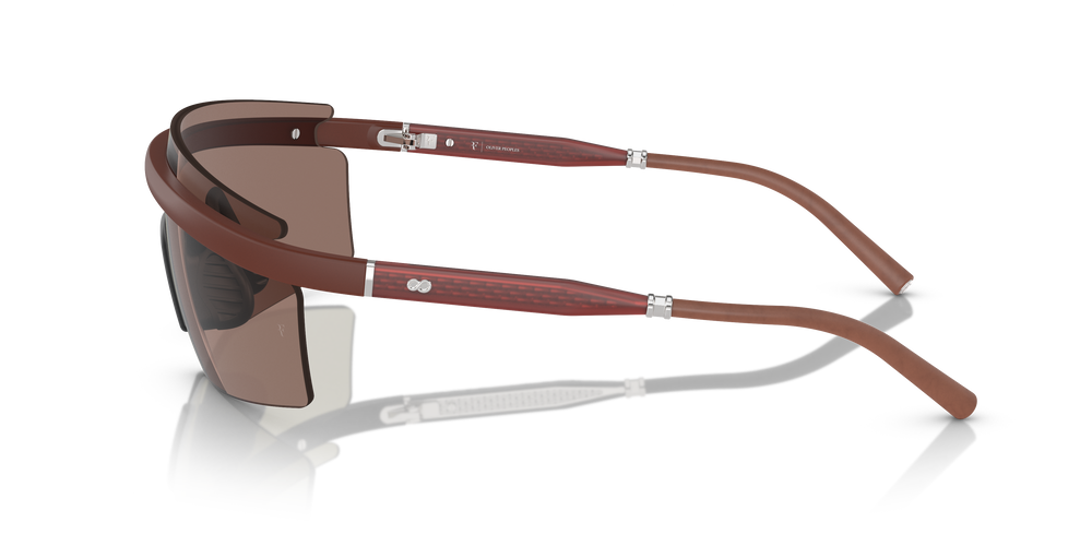 Oliver Peoples R-4 with Semi-Matte Brick frame and Brown lenses - Image 4