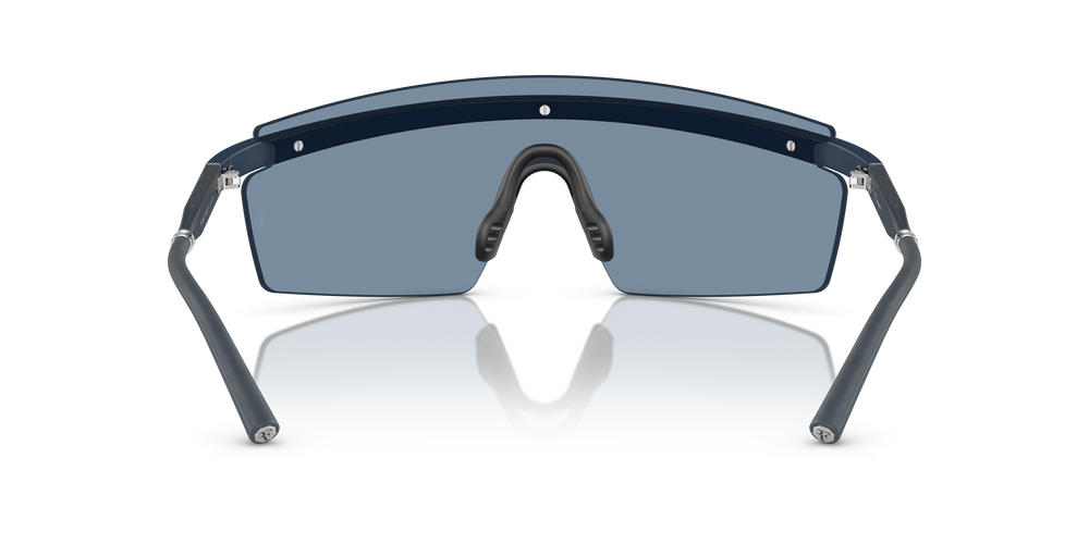 Sie Oliver Peoples R-4 mit Semi-Matte Blue Ash Gestell und Blau Gläsern - Bild 5