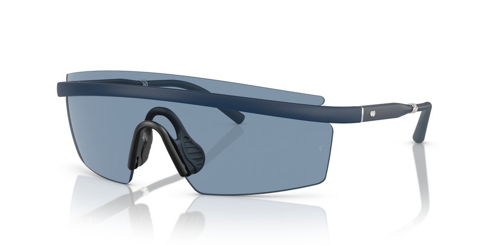 Oliver Peoples R-4 with Semi-Matte Blue Ash frame and Blue lenses - image 2