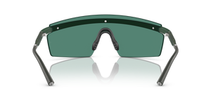 Oliver Peoples R-4 con montura Verde pradera semimate y lentes Verde - El 5