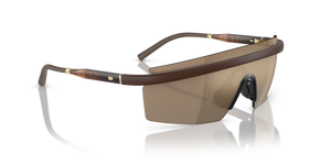Oliver Peoples R-4 con montatura Terra d'ombra semi-opaco e lenti  Oro - L'immagine 3