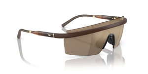 Oliver Peoples R-4、セミマットアンバーフレーム、ゴールドレンズ - 画像 3