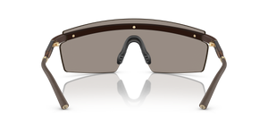 Oliver Peoples R-4 con montatura Terra d'ombra semi-opaco e lenti  Oro - L'immagine 5