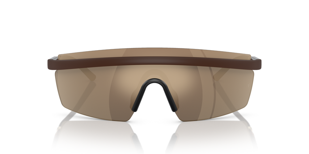 Oliver Peoples R-4、セミマットアンバーフレーム、ゴールドレンズ - 画像 2