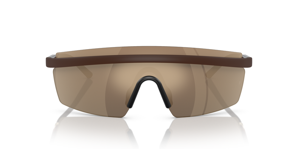 Oliver Peoples R-4 con montatura Terra d'ombra semi-opaco e lenti  Oro - L'immagine 2