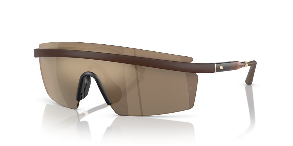 Oliver Peoples R-4 with Semi-Matte Umber frame and Gold lenses - Image 1