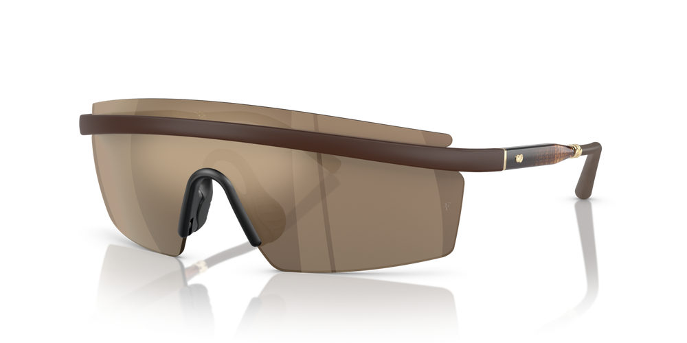 Oliver Peoples R-4 with Semi-Matte Umber frame and Gold lenses - image 5