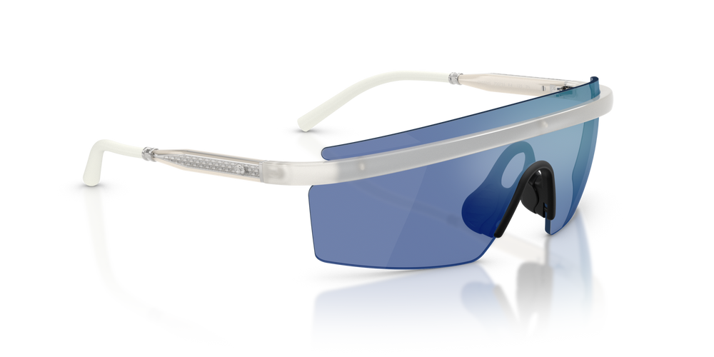 Oliver Peoples R-4 with Warm White frame and Blue lenses - image 3