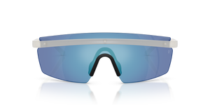 Sie Oliver Peoples R-4 mit Weiß warm Gestell und Blau Gläsern - Das Bild 2