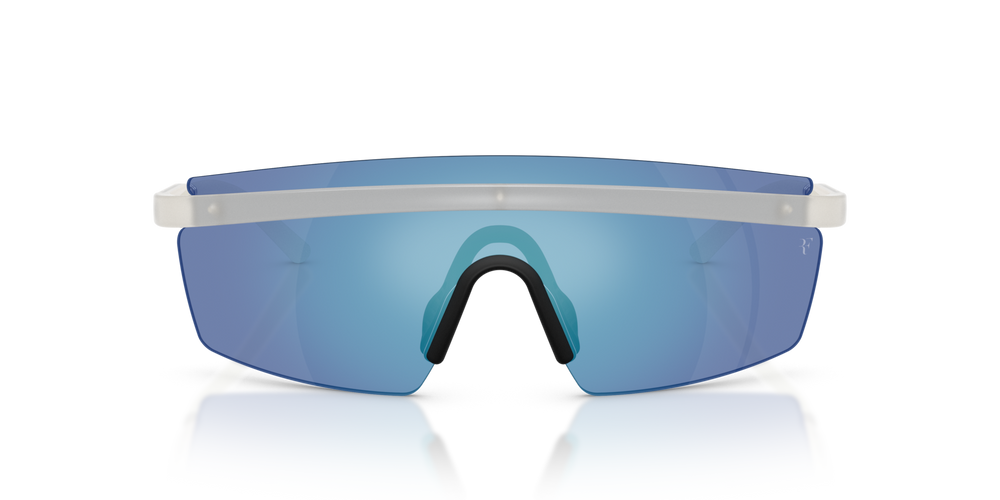 Oliver Peoples R-4 with Warm White frame and Blue lenses - image 2