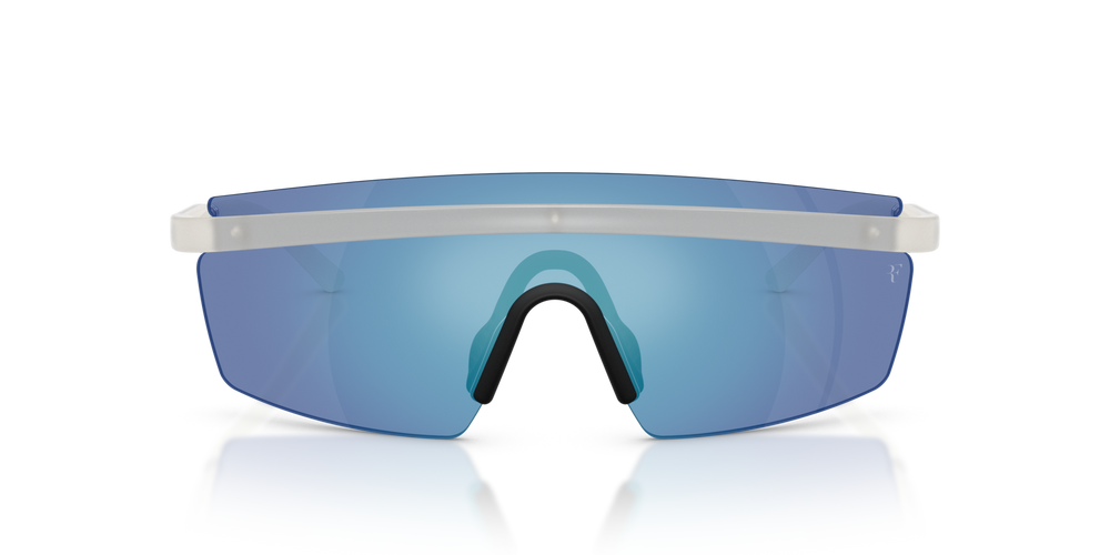 Oliver Peoples R-4 with Warm White frame and Blue lenses - image 2