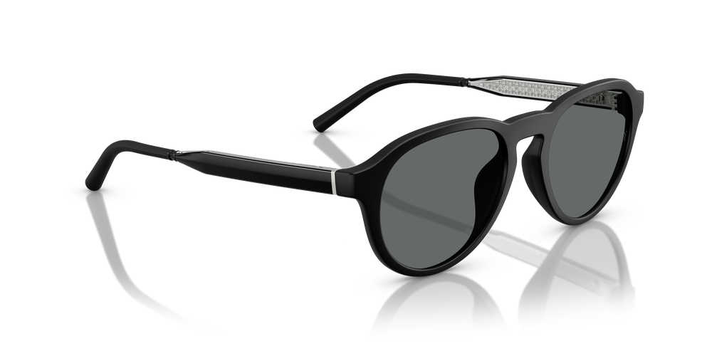 Sie Oliver Peoples R-8 mit Semi-Matte Black Gestell und Grau Gläsern - Das Bild 3