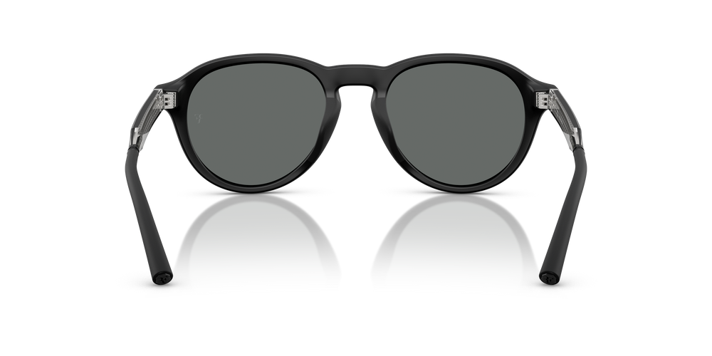 Oliver Peoples R-8 with Semi-Matte Black frame and Grey Polar