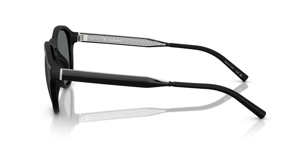 Sie Oliver Peoples R-8 mit Semi-Matte Black Gestell und Grau Gläsern - Das Bild 4