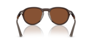 Oliver Peoples R-8 con montatura Terra d'ombra semi-opaco e lenti  Arancione - L'immagine 5