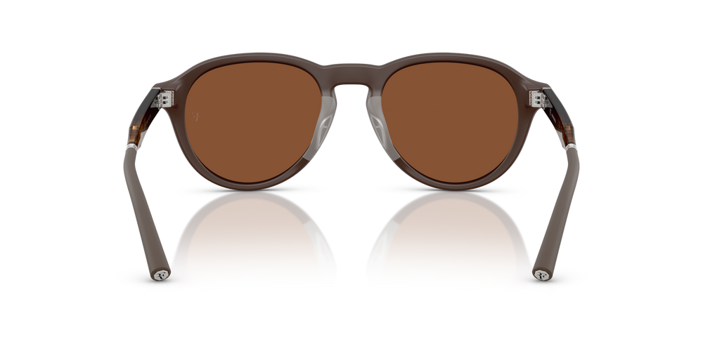 Oliver Peoples R-8 with Semi-Matte Umber frame and Orange lenses - image 5