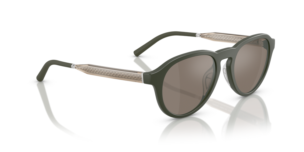 Oliver Peoples R-8 with Semi-Matte Green Smoke frame and Brown lenses - image 3